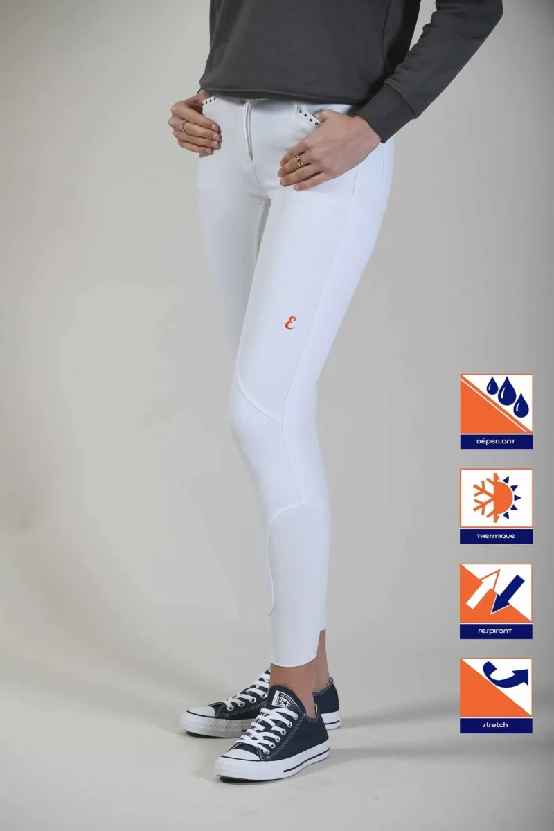 Pantalon d'équitation, Star Blanc II - Equial – Image 2