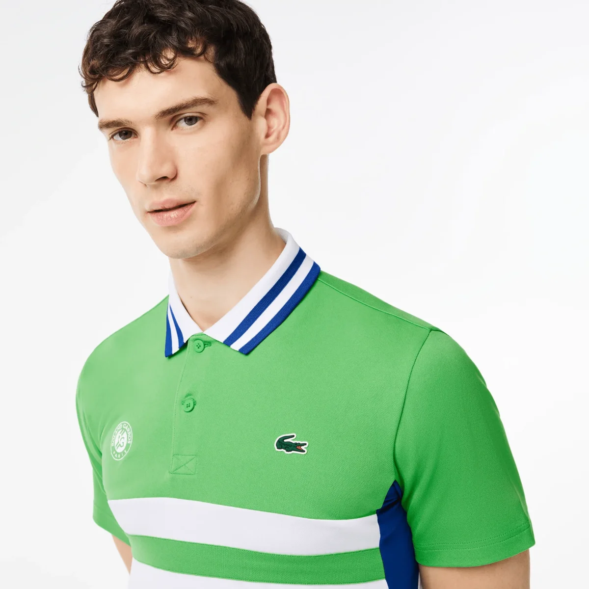 POLO TENNIS SLIM FIT ÉDITION ROLAND-GARROS EN PIQUÉ ULTRA DRY – Image 4