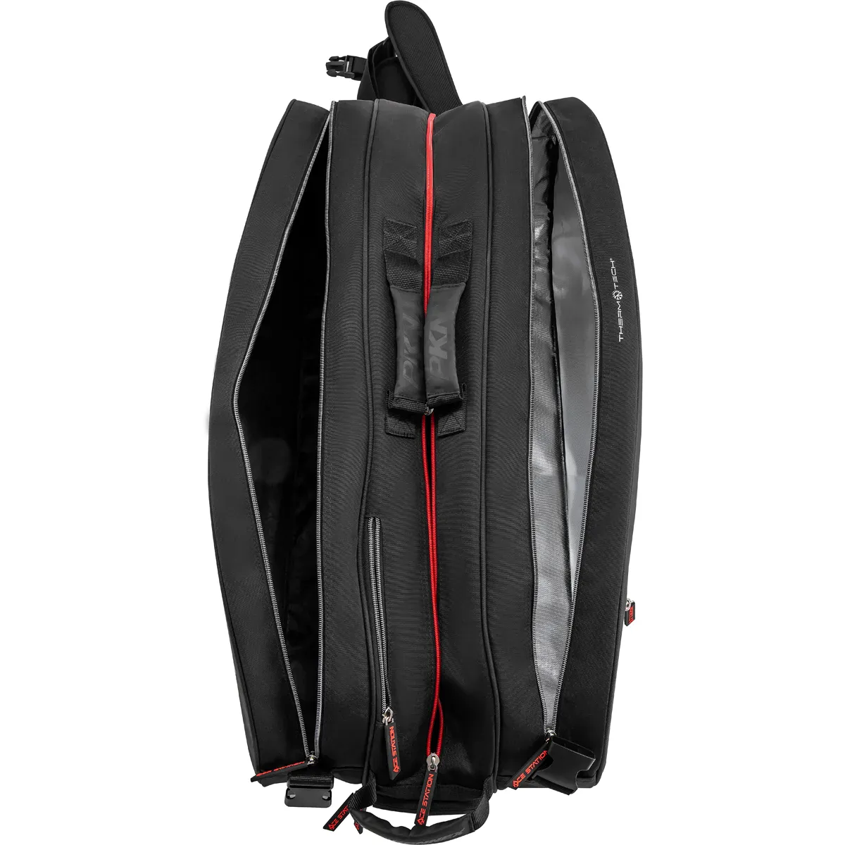 SAC PRO KENNEX ACE STATION 12 PACK BAG BLACK/RED – Image 3